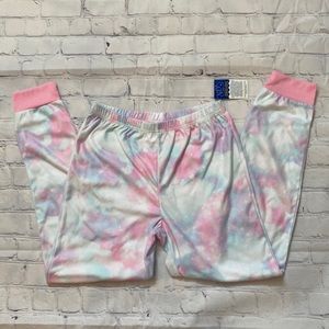 PJ & Me girl’s tie dye flame resistant pajama bottoms